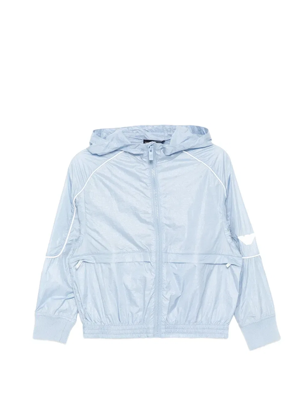 Куртка с нашивкой и логотипом Emporio Armani Kids, синий