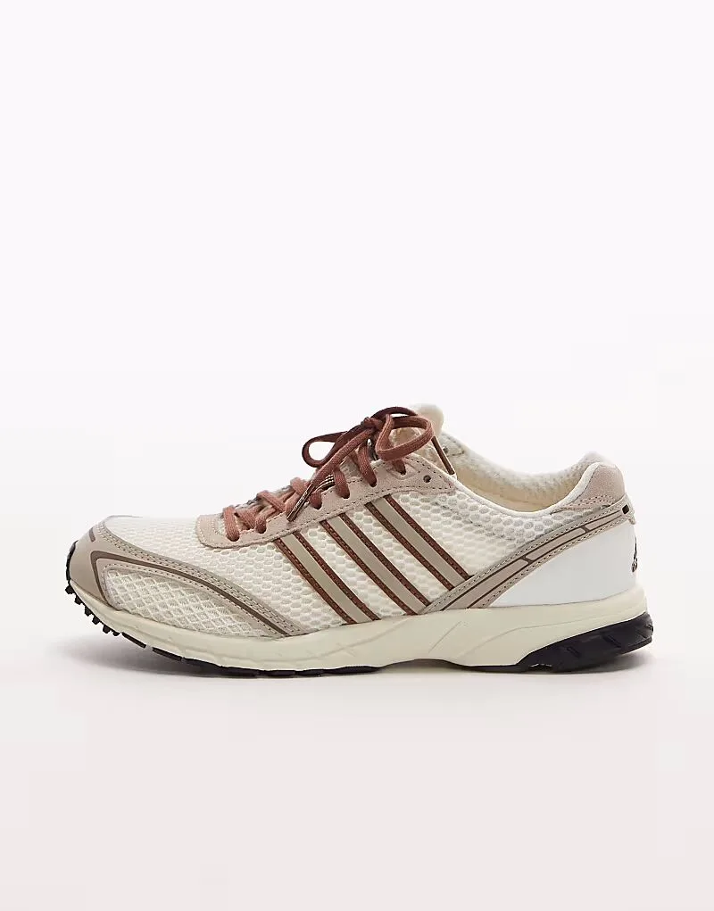 Кроссовки Adidas Originals Adios OG в бело-коричневом цвете — фото 3
