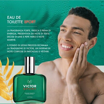 Victor Manuelle Victor Sport Eau De Toilette Men'S Fragrance 100ml — фото 3