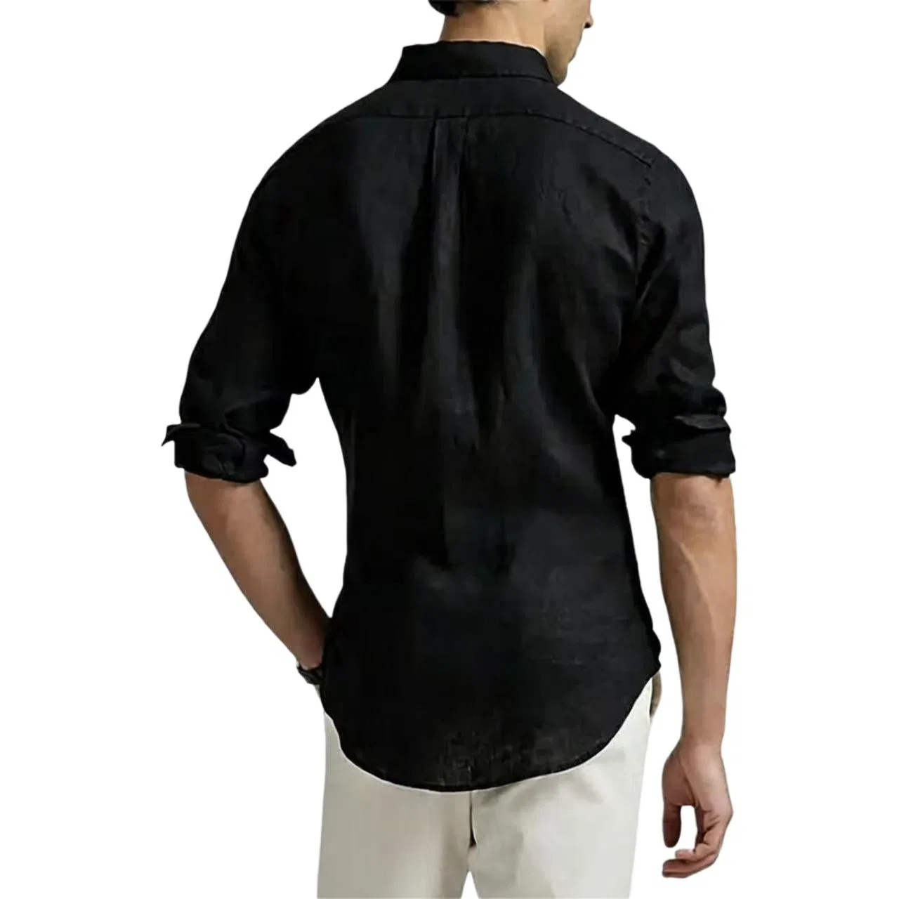 Рубашка Custom Men's Polo Ralph Lauren, Black — фото 4