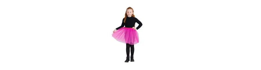 Детский костюм с четырехслойной юбкой-пачкой Dress Up America, розовый — фото 3