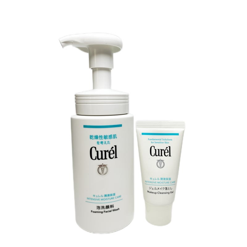 

KERUN увлажняющая очищающая пенка для успокоения, увлажнения, контроля жира и очищения сухой чувствительной кожи 130ml Curél