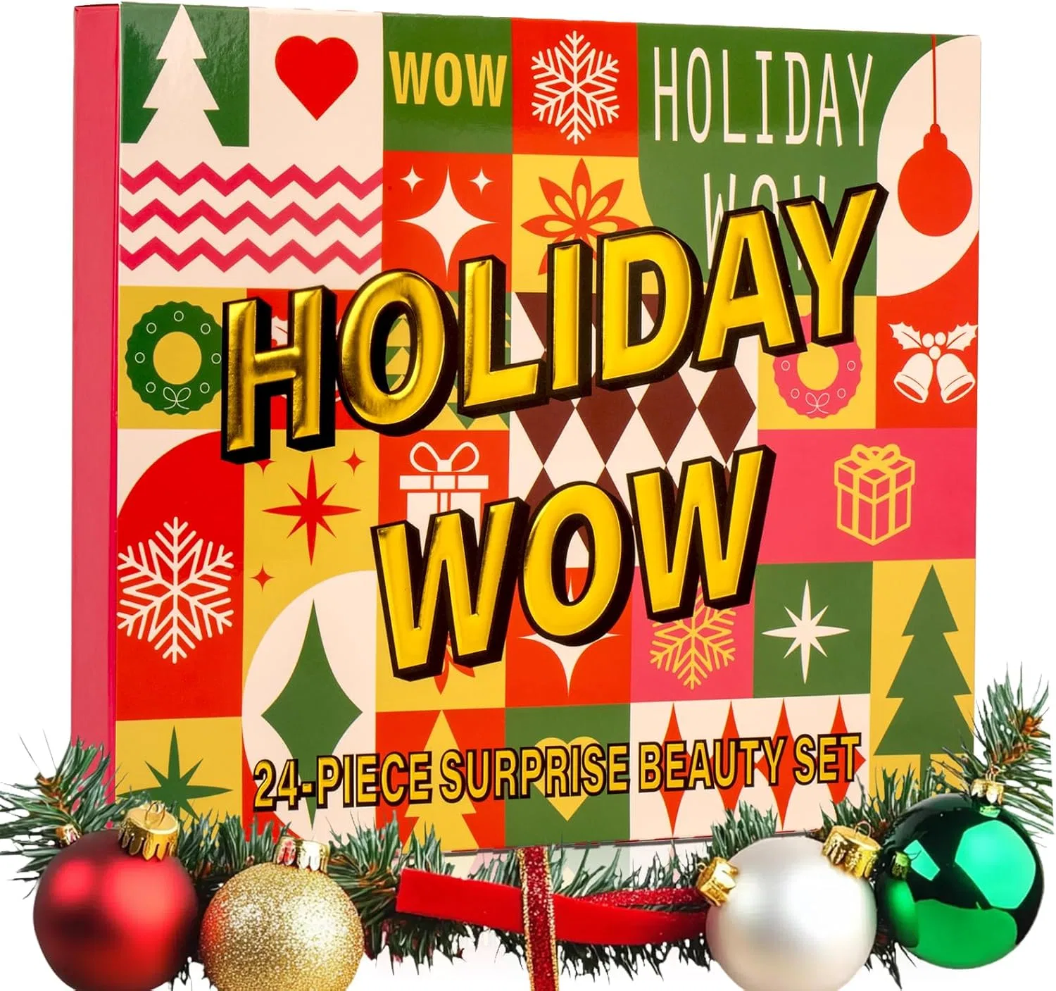 Набор косметики Advent Calendar 2025 Hywestger 24 предмета Colorful