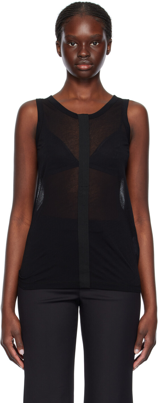 

Черная двусторонняя майка Helmut Lang