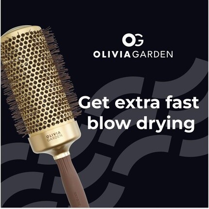 Волнистые щетинки Expert Blowout Speed, золотистые и коричневые 65 Olivia Garden — фото 3