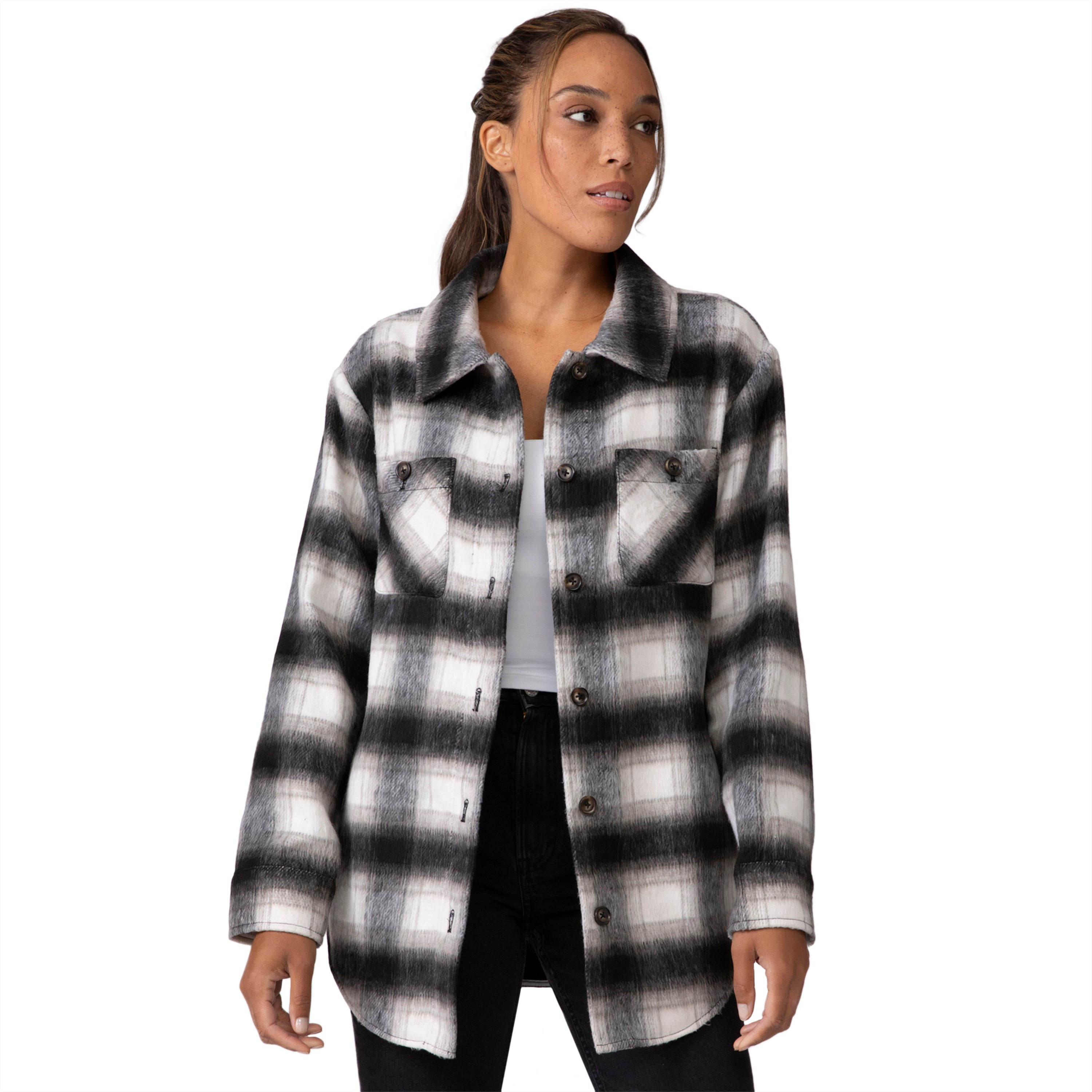 

Женская клетчатая куртка Hayley Free Country, цвет black plaid