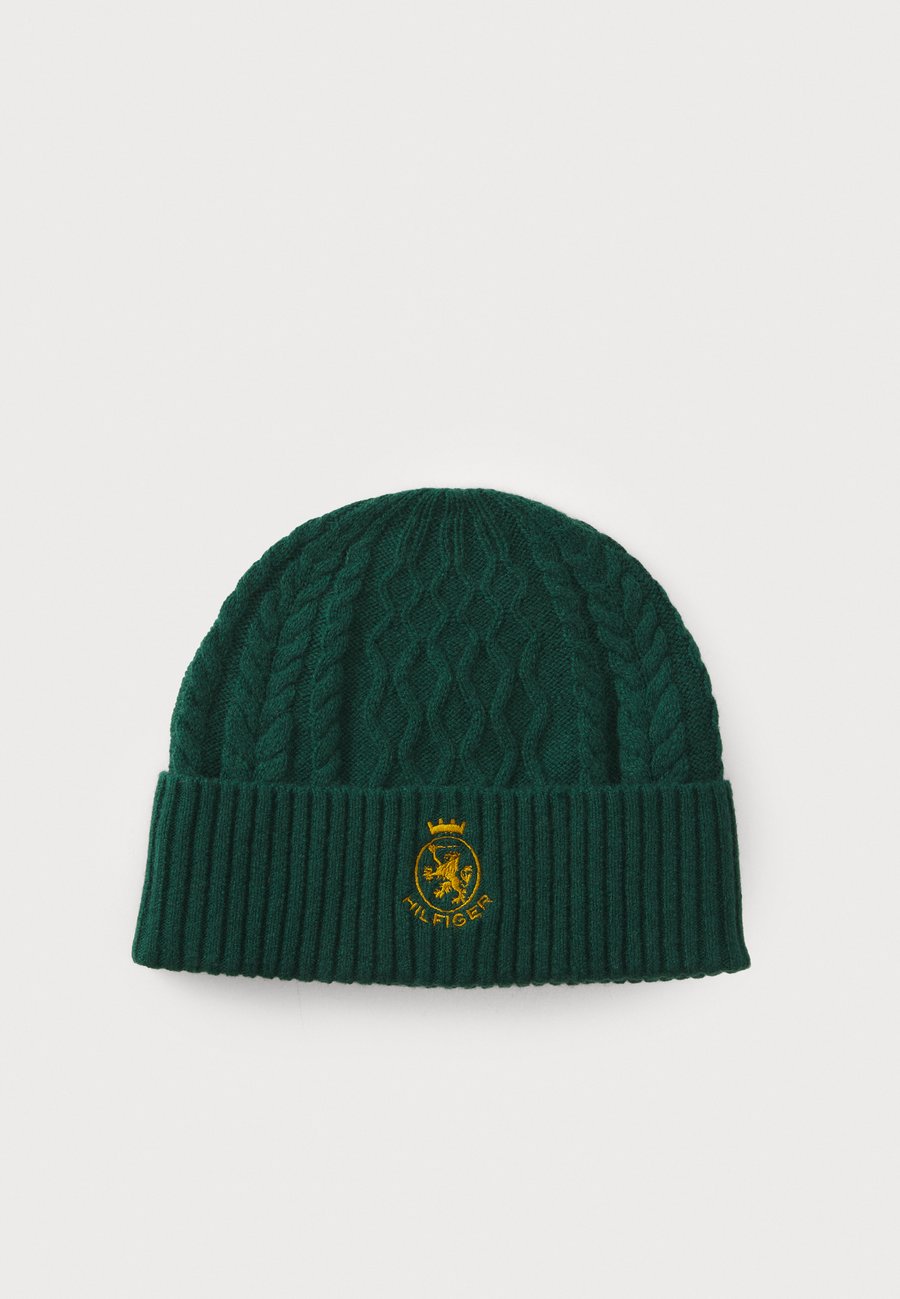 

Шапка Tommy Hilfiger CREST BEANIE UNISEX, Ornamental Green/Yellow/Green