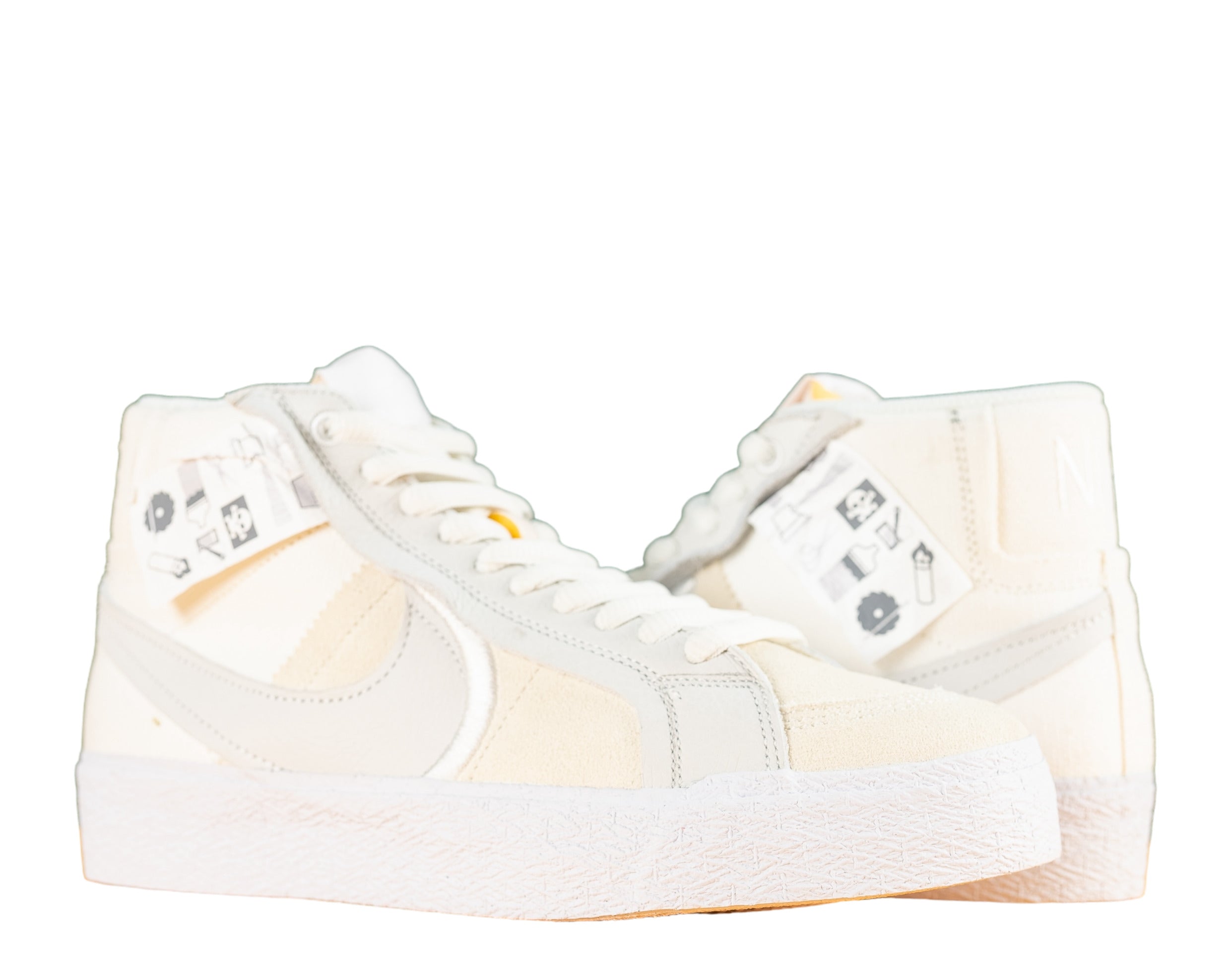 

Nike SB Zoom Blazer Mid PRM Plus Мужские скейтборд кроссовки DZ7587-110 Summit White