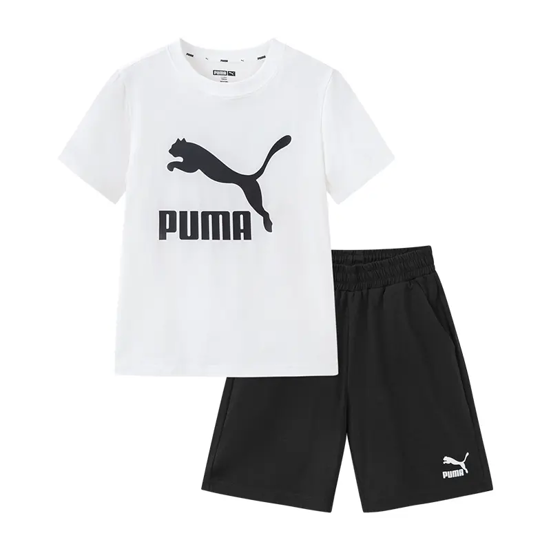 

PUMA Спортивный костюм Casual Sportswear Sportstyle Series из двух предметов Raw White детский