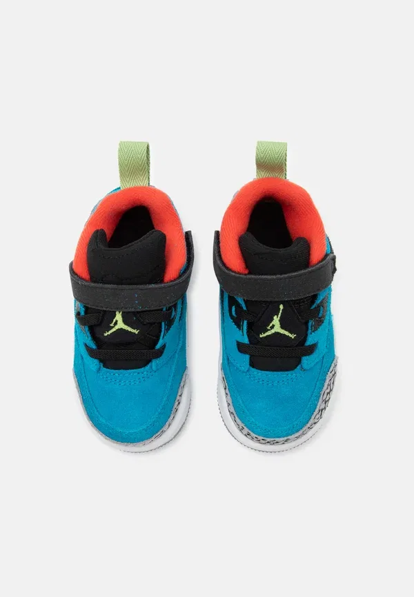 Кроссовки Spizike Jordan, нео-бирюзовый/ярко-зеленый/светло-малиновый/космическая фуксия/небесно-бирюзовый/цементно-серый