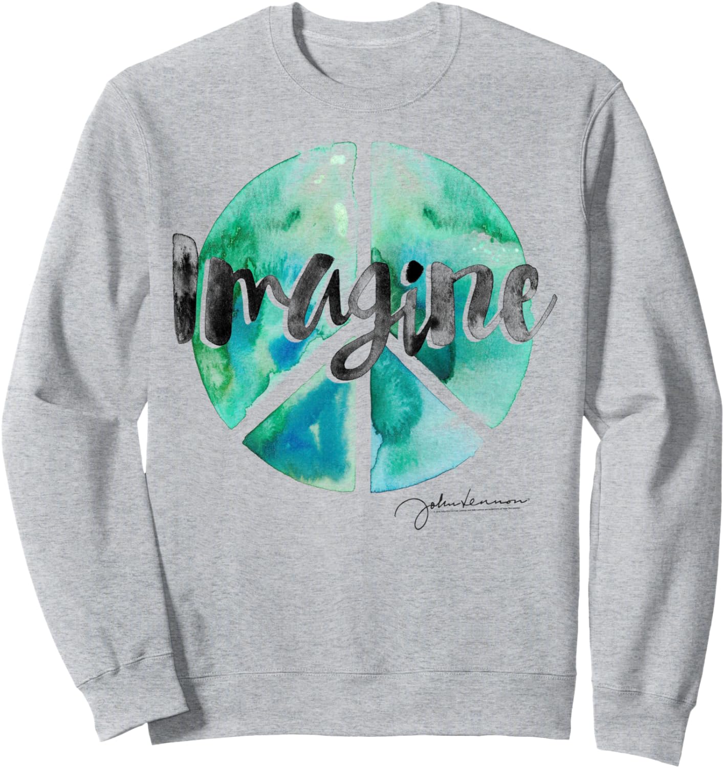 

Джон Леннон - Толстовка со знаком мира John Lennon, серый