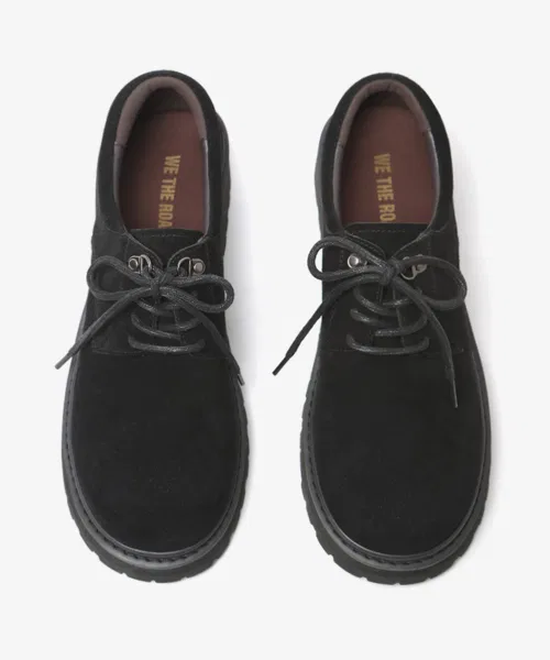 Мужские туфли WETHEROAD WTRD1121 Sandman 4-hole Derby Shoes Black — фото 2