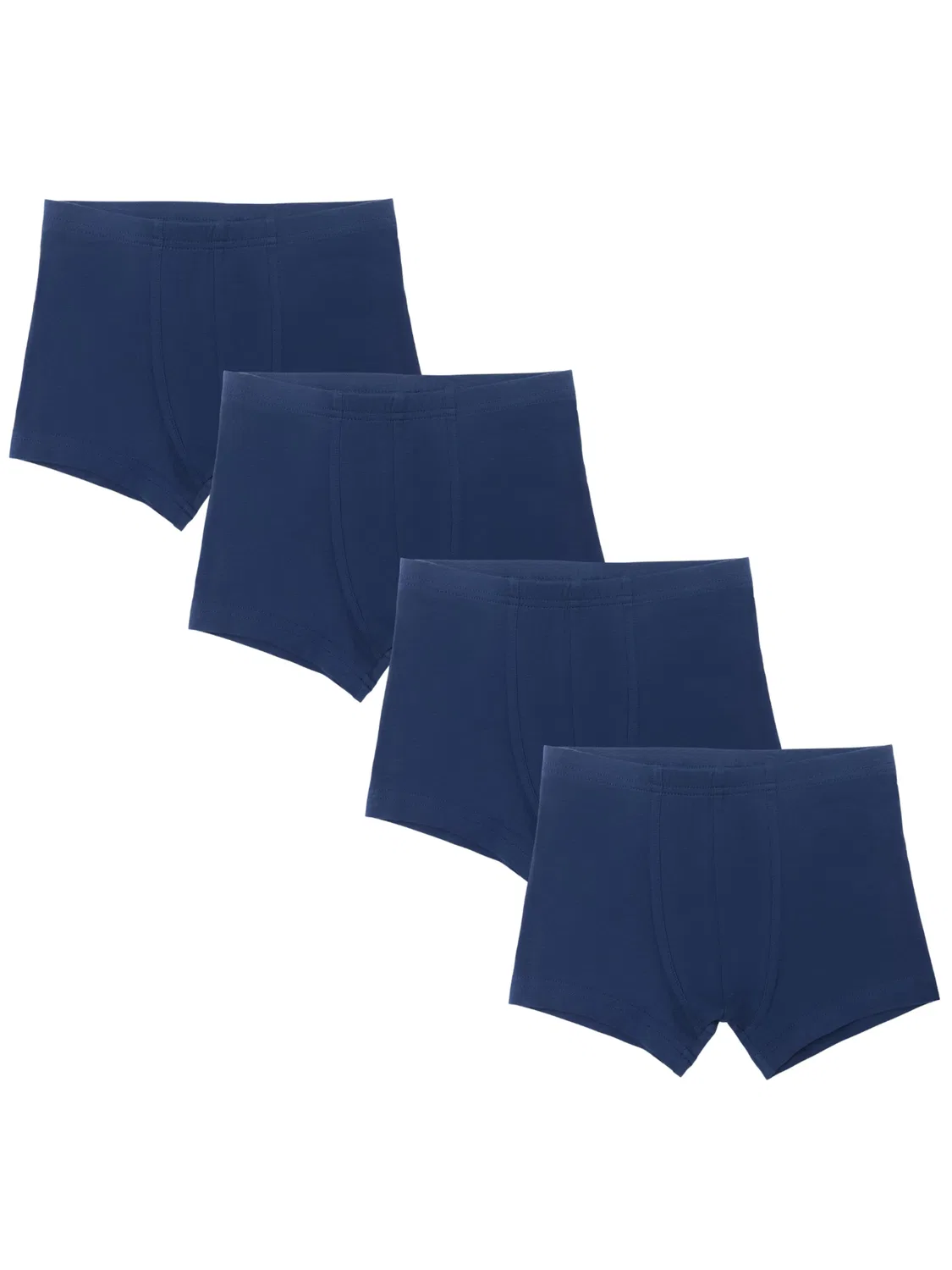 Трусы Albero Natur Bio-Baumwoll-Jungen Retroshorts-4er Pack в цвете Marine Blue