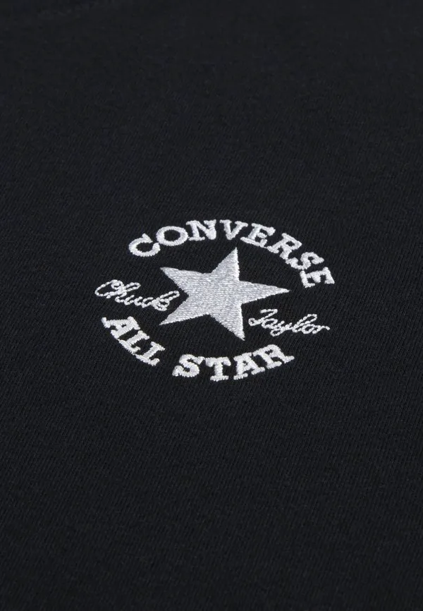 Разобранная базовая футболка Converse, Black — фото 3