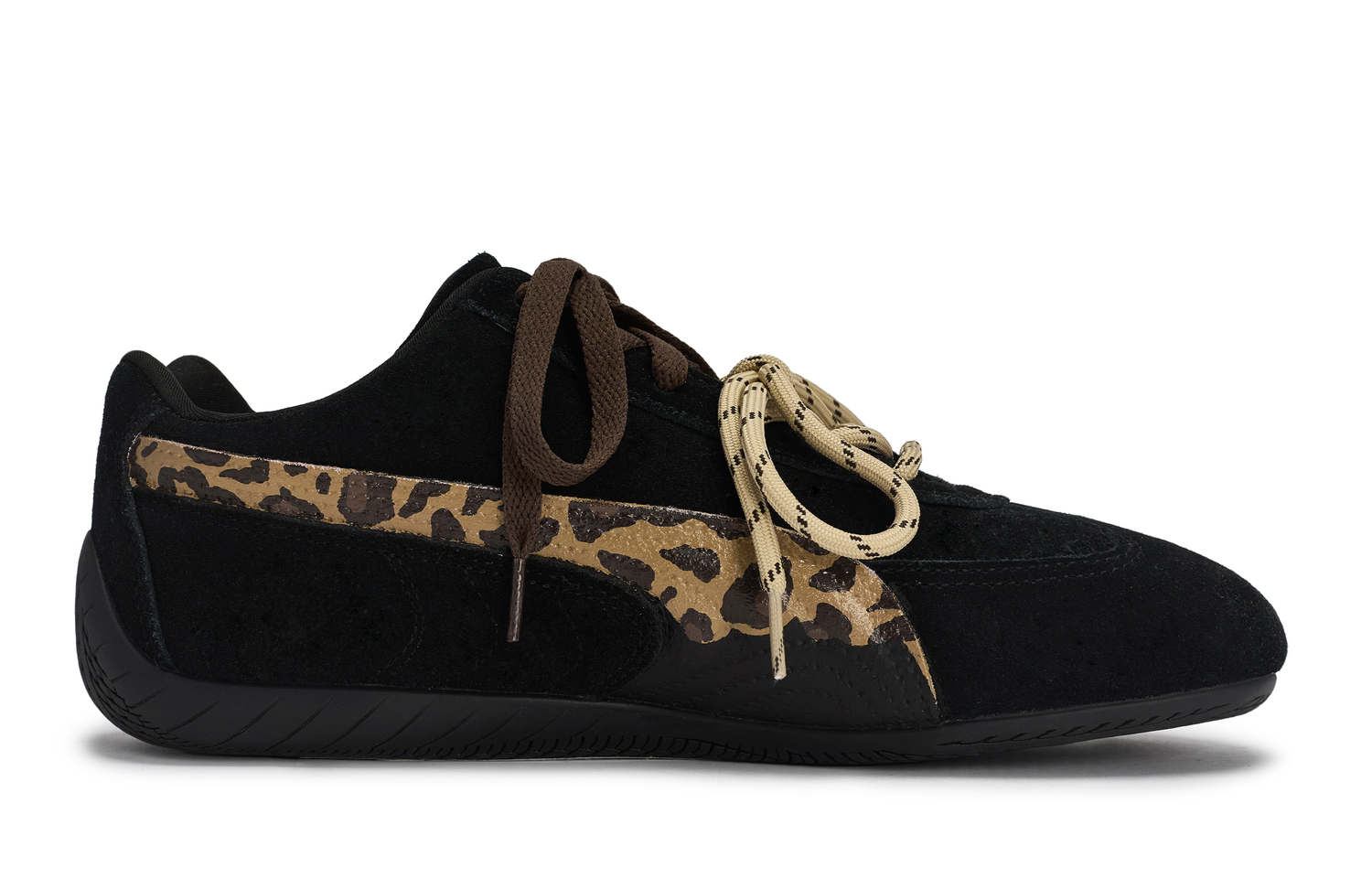 Puma Повседневные кроссовки Speedcat, унисекс, низкие, черно-коричневый — фото 3