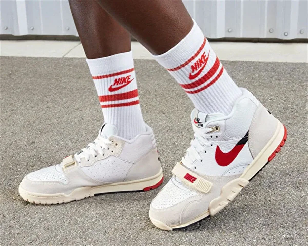 Мужские баскетбольные кроссовки Nike Air Trainer 1 Photon, белый — фото 3