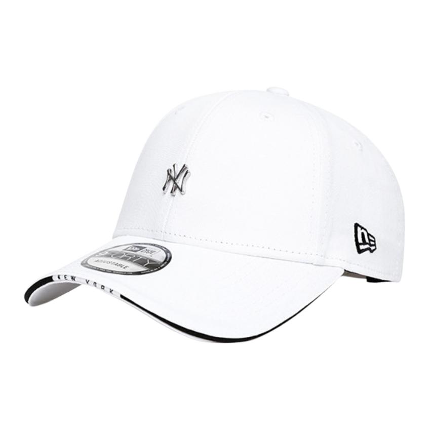 

New Era Хлопковая бейсболка унисекс белая, White
