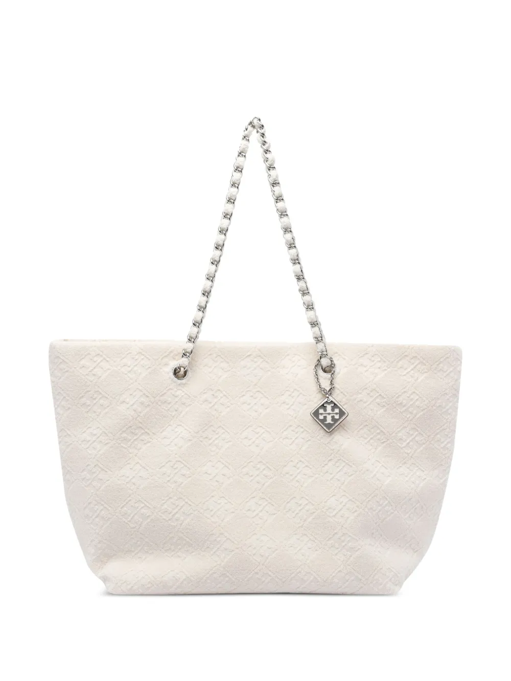 

Сумка-шоппер Ella с цепочной отделкой Tory Burch, белый