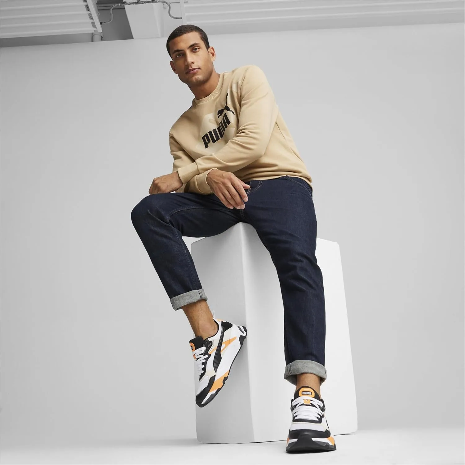 Мужские кроссовки PUMA Trinity BetterSneaker, белый/черный/серый — фото 3