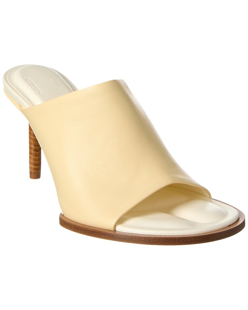 

Кожаные мюли Jacquemus Les Mules Rond Carre, белый