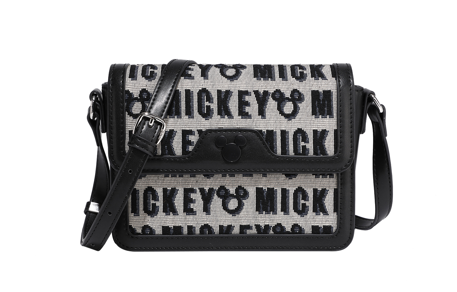 

Disney Микки Серия Плечевая сумка из полиуретана Женская черная, Black