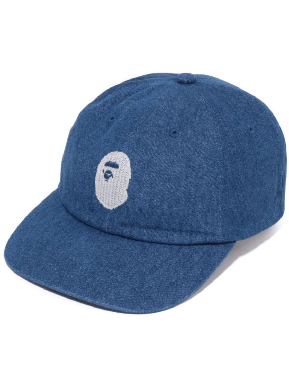 

A Bathing Ape джинсовая кепка с логотипом, синий