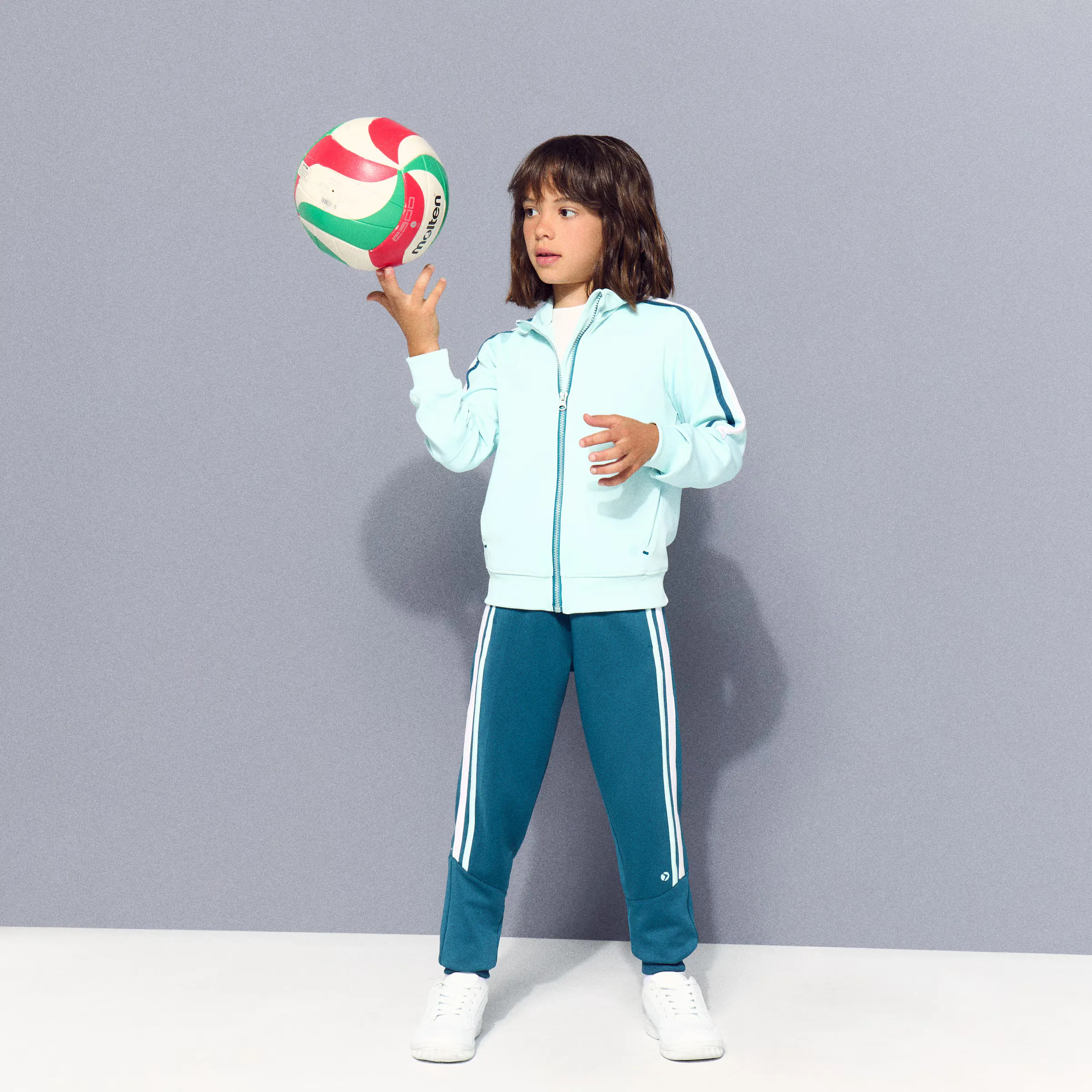 

Детский спортивный трикотажный костюм Boomerang для девочки Sportcasual, цвет Verde Pato