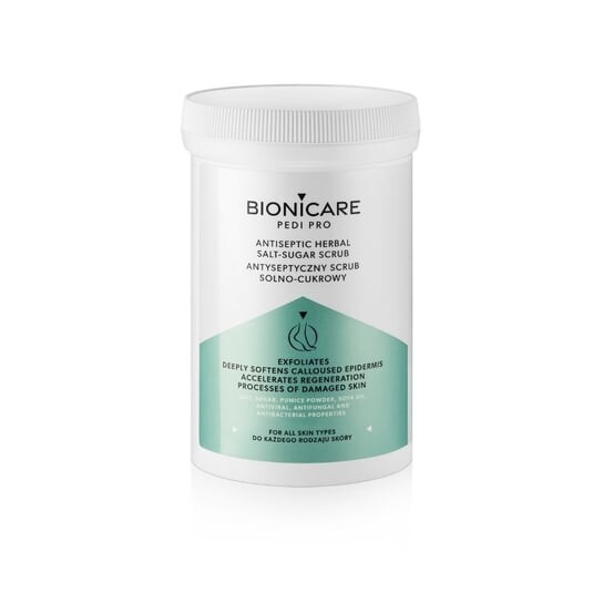 

Антисептический скраб для ног на основе соли и сахара 500г BIONICARE Pedi Pro, inna