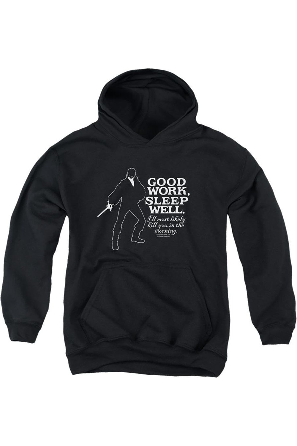 

Толстовка Princess Bride Good Work Youth с капюшоном Gildan, черный