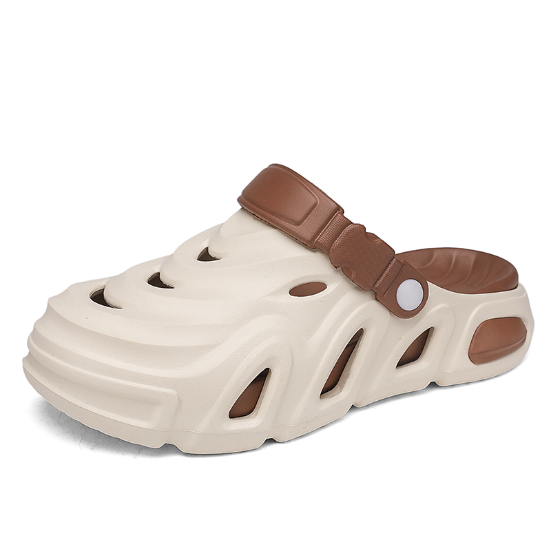 

KUPE Клоги мужские бежево-коричневые, цвет Beige Brown