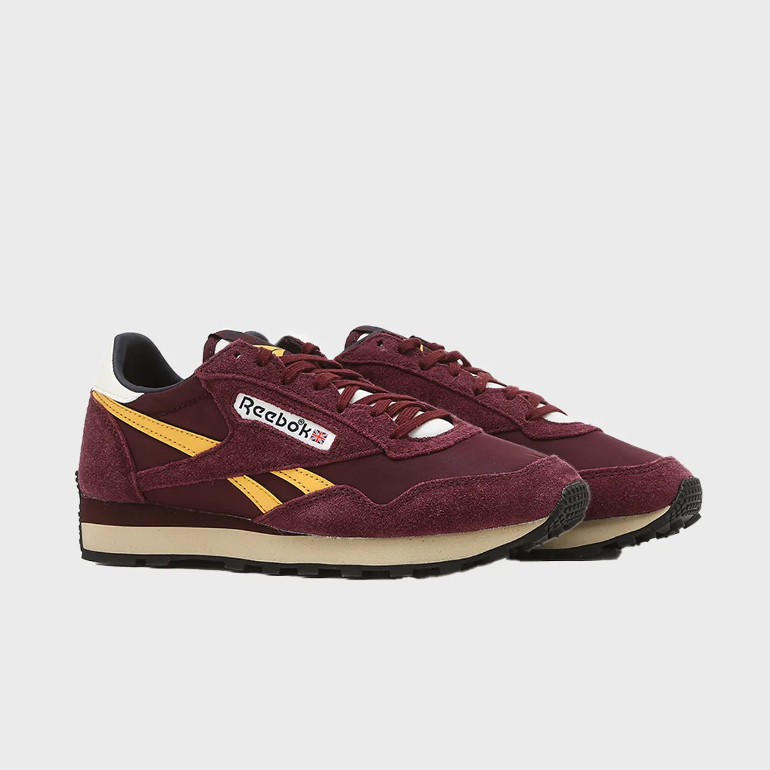 Мужские низкие кеды Aztec 2 цвета чёрной вишни от Reebok — фото 3