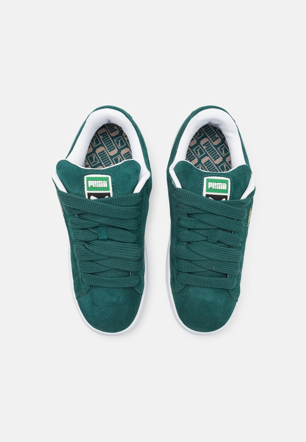 Скейтерская обувь SUEDE XL UNISEX Puma, зеленый — фото 3