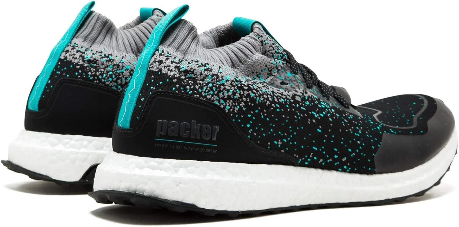 Кроссовки Adidas Consortium Packer x Solebox Ultra Boost Mid Trainers CM7882, Core Black Grey Energy Blue — фото 3
