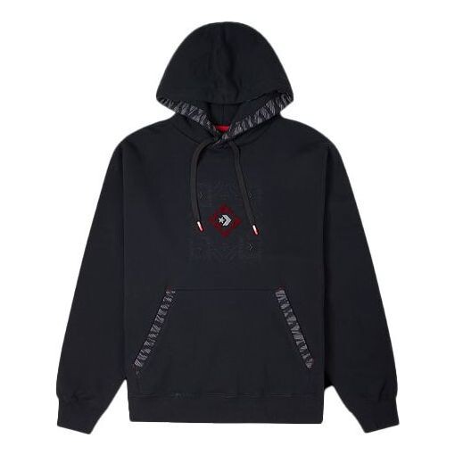 

Толстовка Converse New Year Series Tiger Stripes Logo Embroidered Sports Black, черный