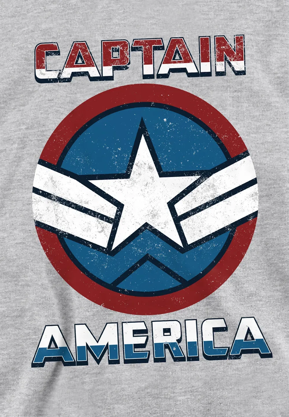 Худи для детей Captain America Marvel, серый — фото 2