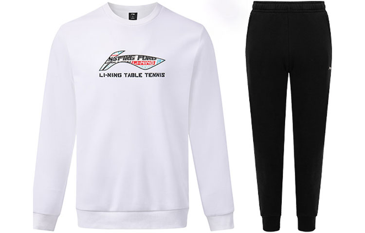 

Комплект худи LiNing Unisex белый+черный