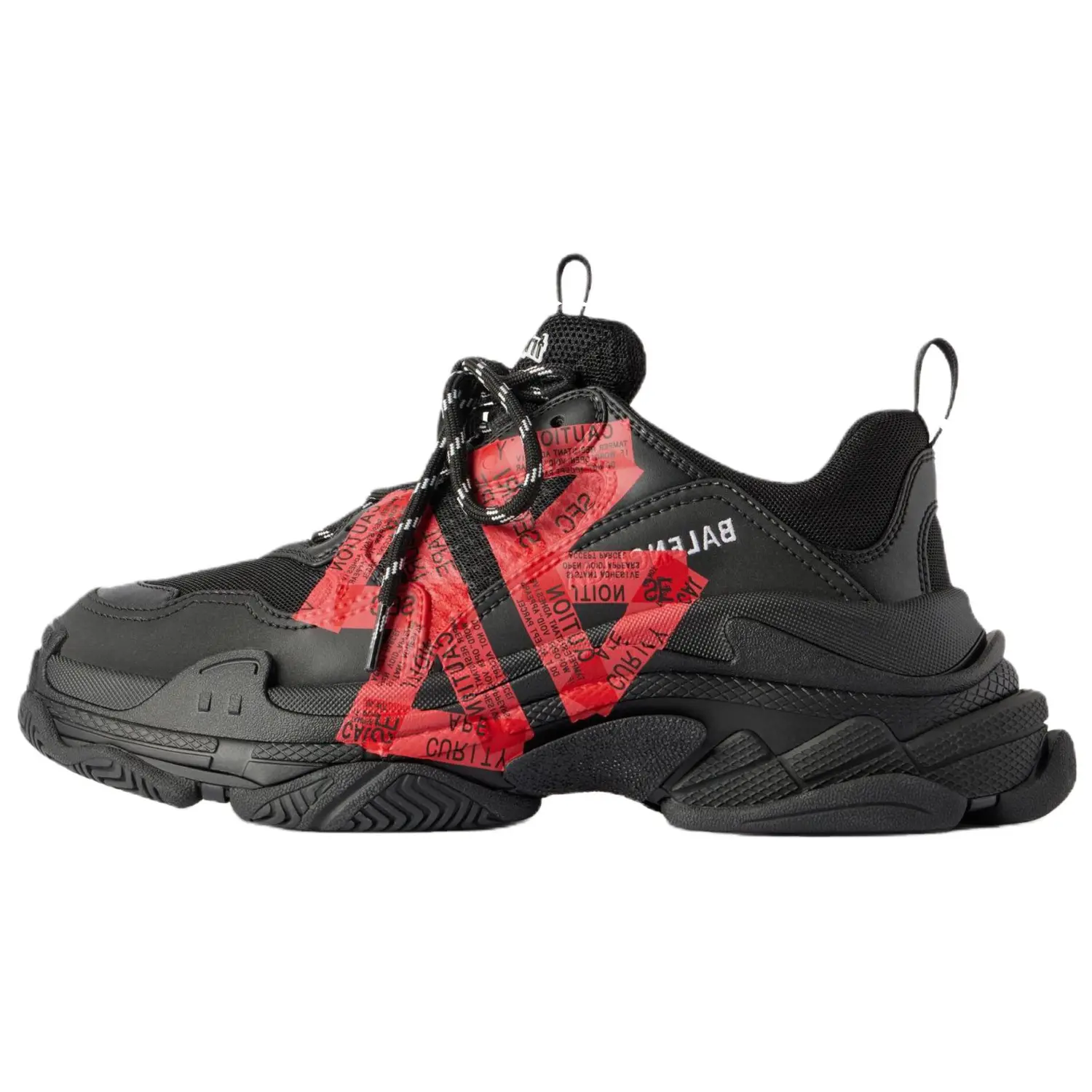 

Balenciaga Низкие массивные кроссовки Triple S, мужские, черные