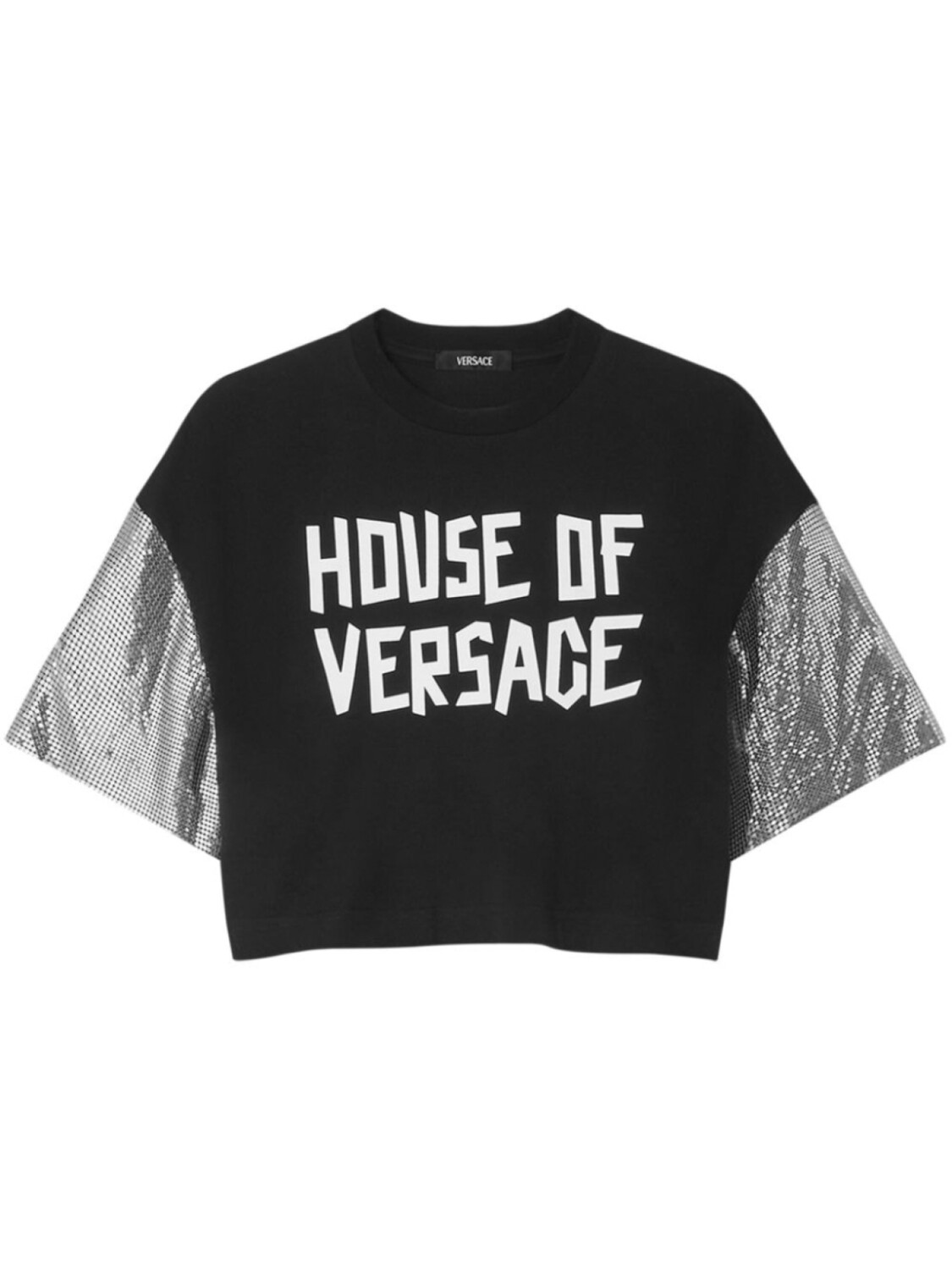 

Versace футболка с логотипом, черный