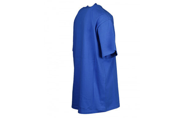 Футболка small logo print cotton t-shirt 'blue' Balenciaga, синий — фото 2