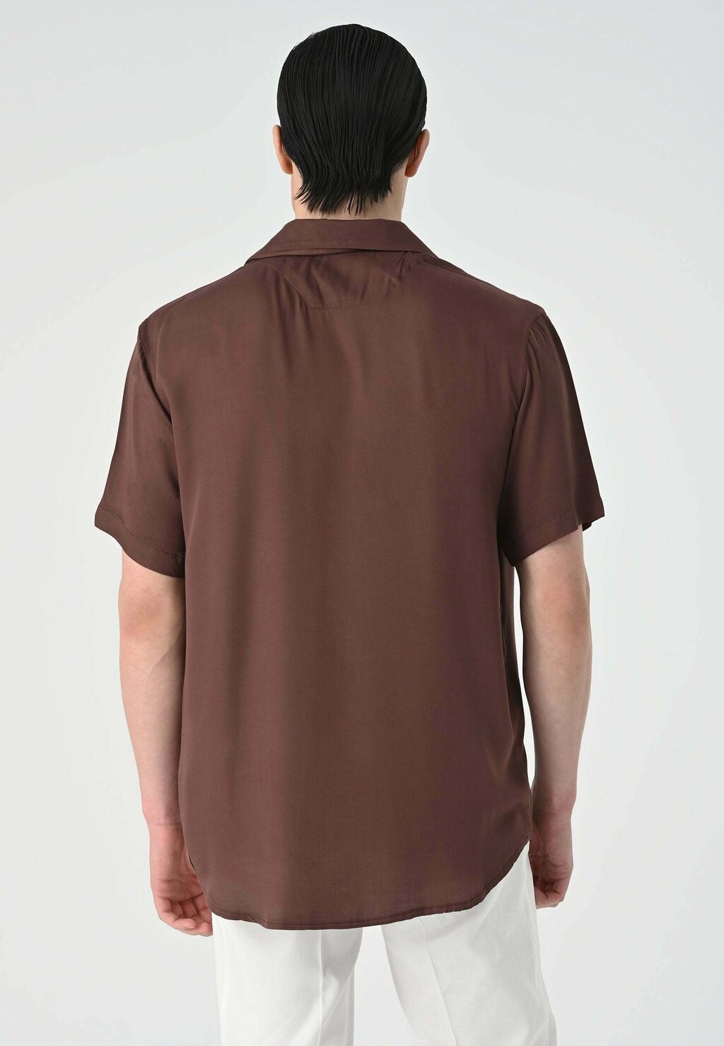 

Рубашка LAPEL COLLAR SHORT SLEEVE Antioch, коричневый