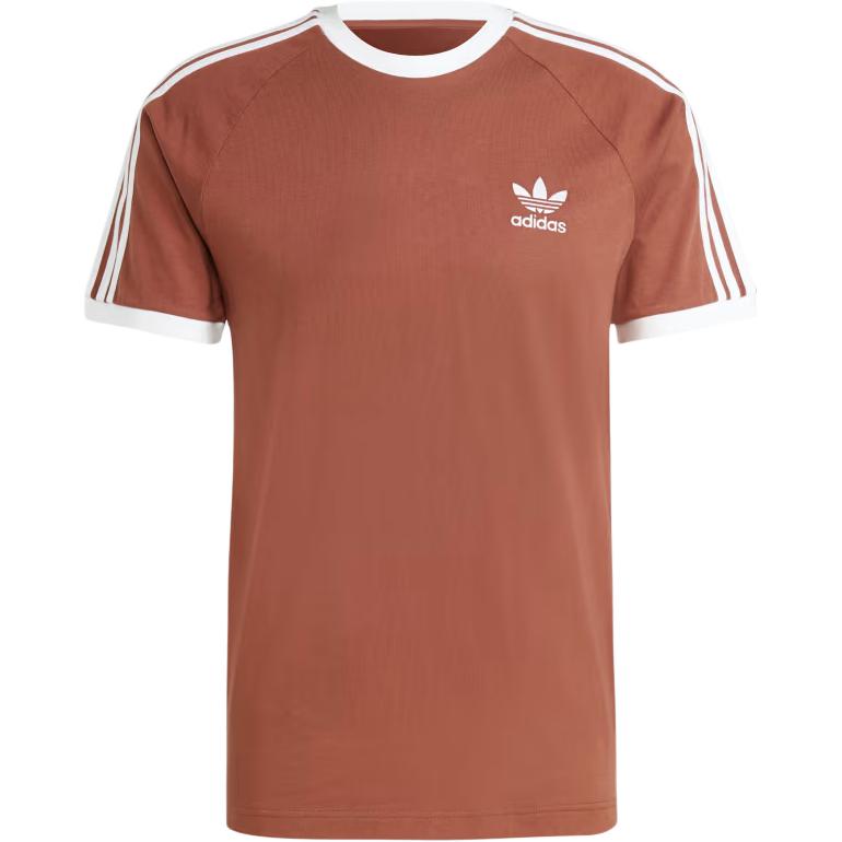 Футболка мужская коричневая Adidas Originals — фото 2