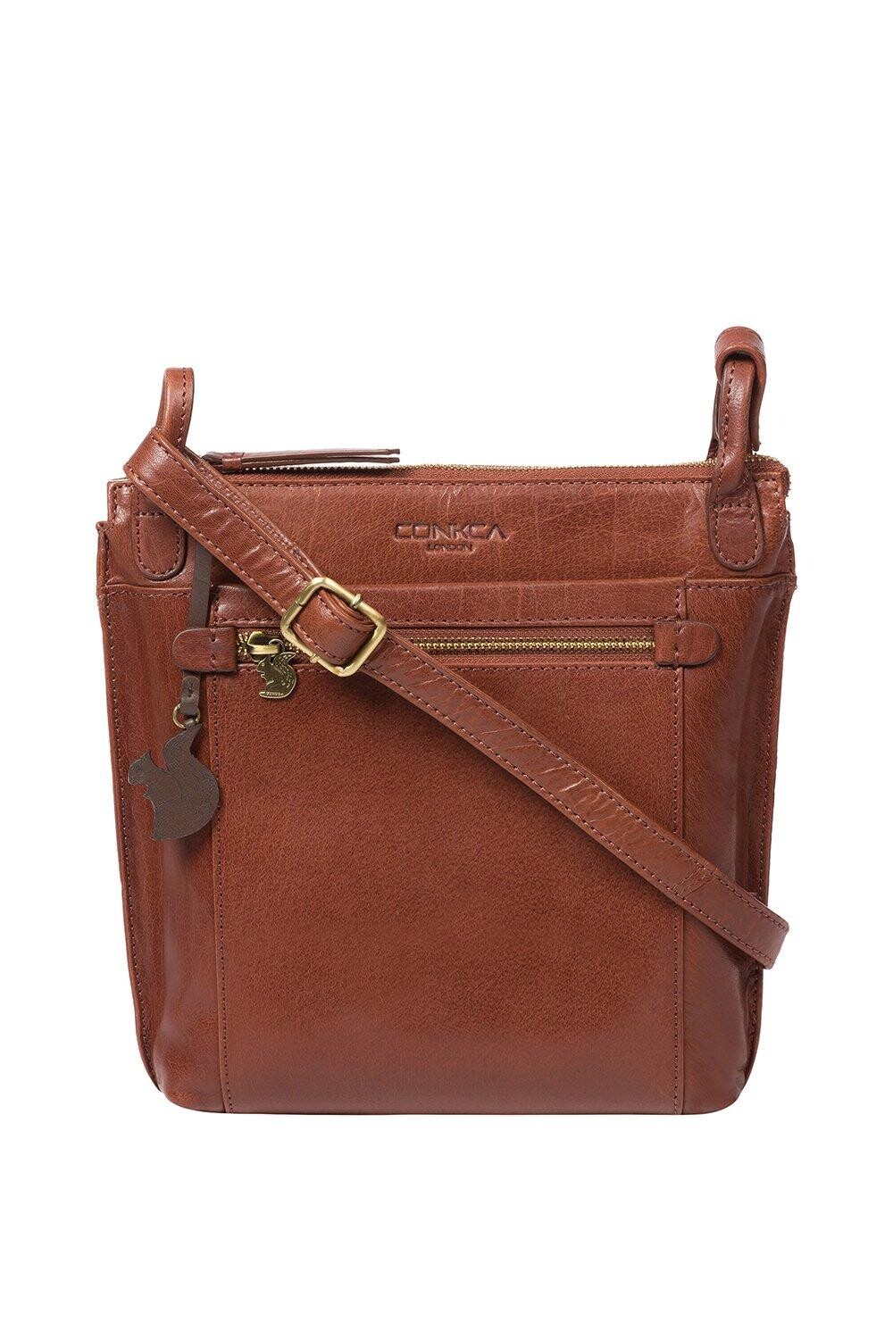 

Кожаная сумка через плечо 'Rego' Conkca London, коричневый