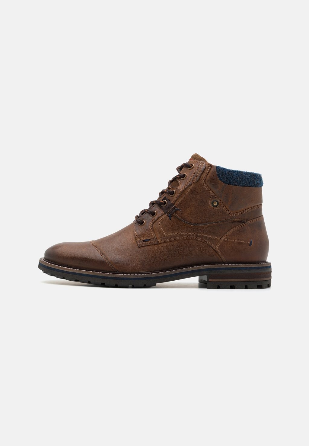 

Ботильоны на шнуровке LEATHER Pier One, цвет Cognac