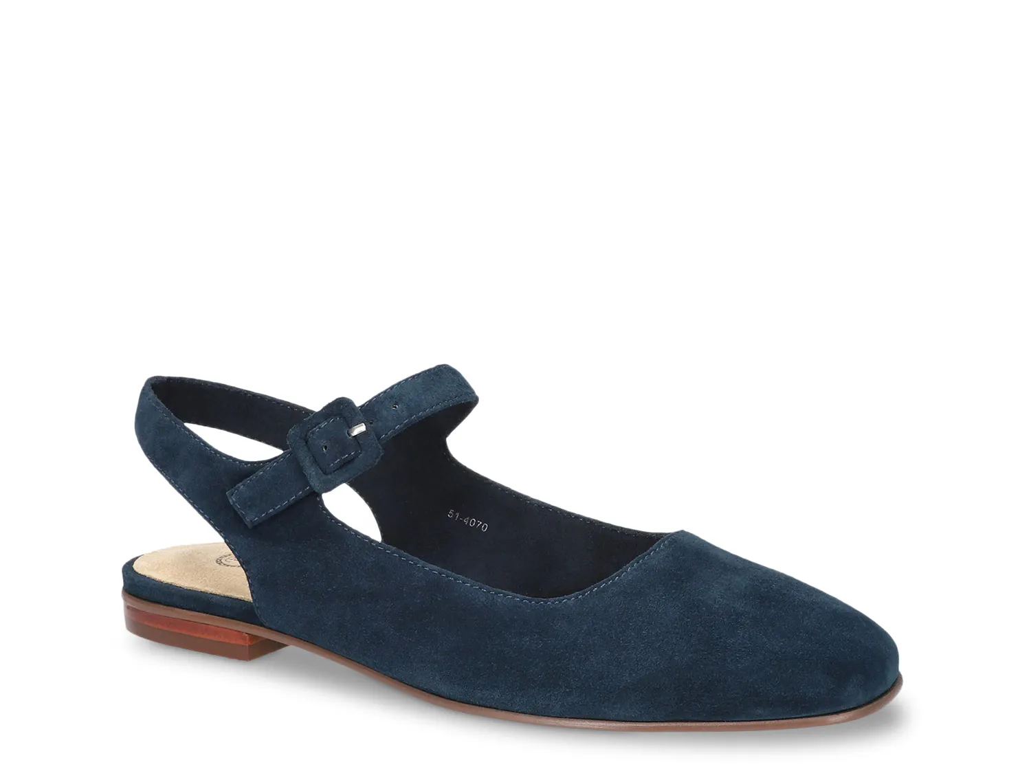 

Балетки Andie Mary Jane Flat Bella Vita, цвет navysuede