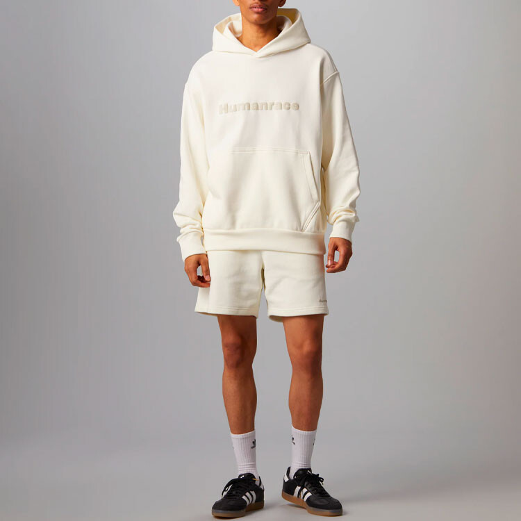 Толстовка Adidas X Pharrell Williams Humanrace Basic с капюшоном «Off White» Adidas Originals, цвет Jade White — фото 3