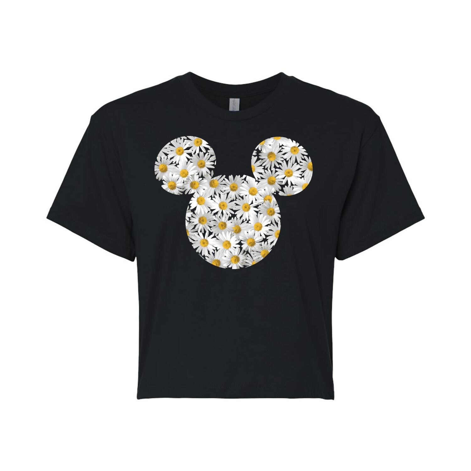 

Укороченная футболка с изображением ромашек Disney's Mickey Mouse Junior's Mickey Head Licensed Character