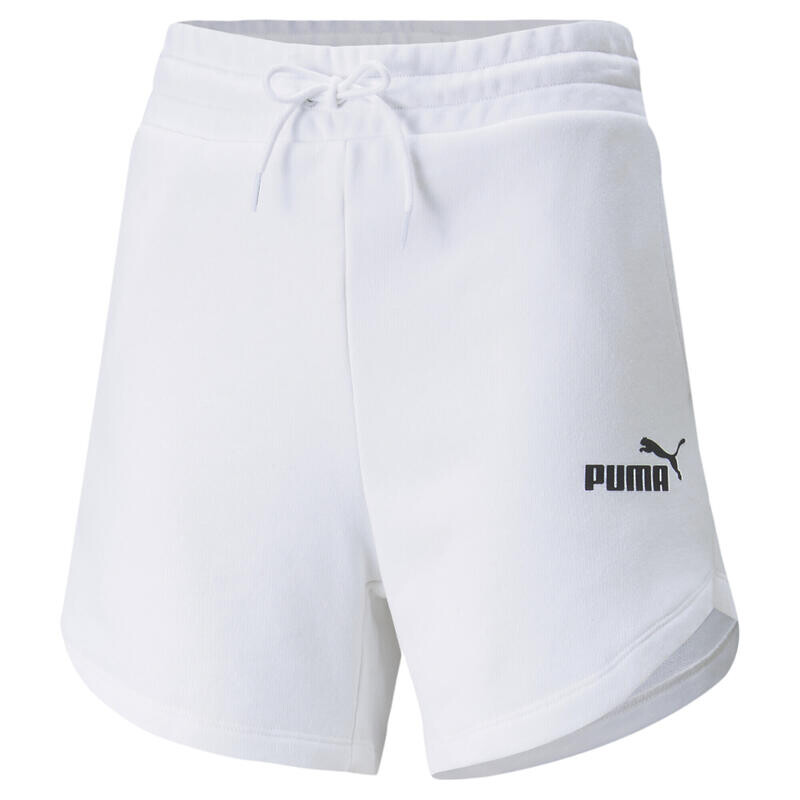 

Женские шорты Essentials с высокой талией PUMA White