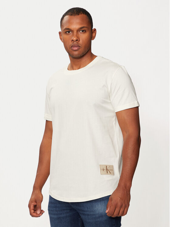 

Футболка стандартного кроя Calvin Klein Jeans, экрю