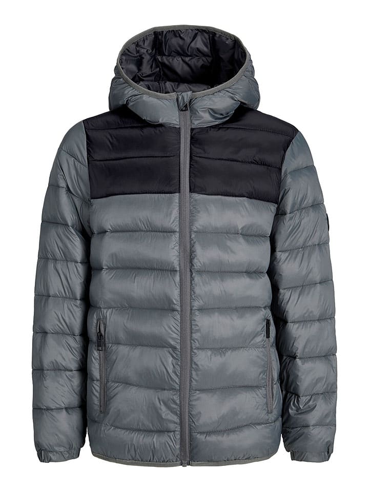 

JACK & JONES Junior Стеганая куртка "Wilson" серого цвета