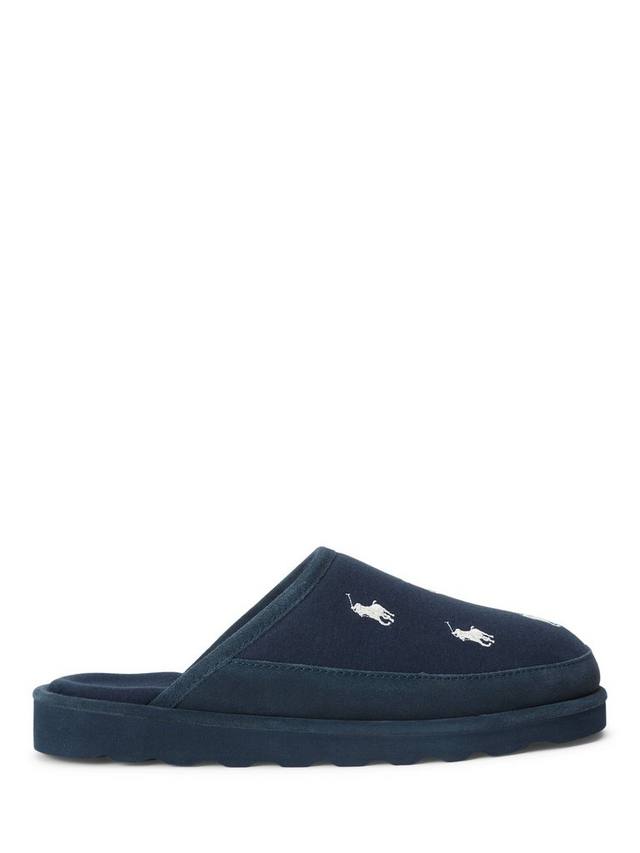 

Polo Reade тапочки из хлопка и замши Ralph Lauren